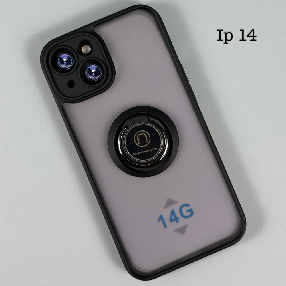 Накладка Totu Ring Series Matte Magnet iP 14