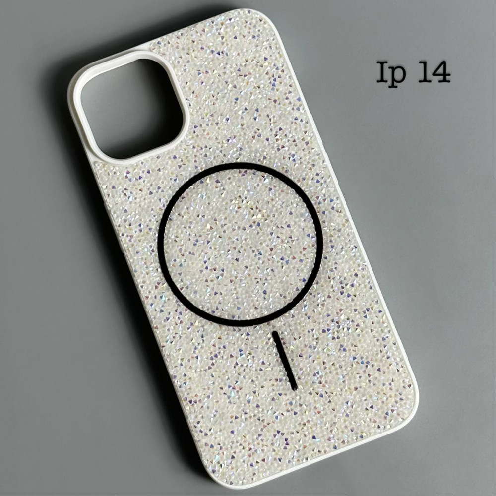 Накладка TPU Swarovski Thin Magnetic iP 14