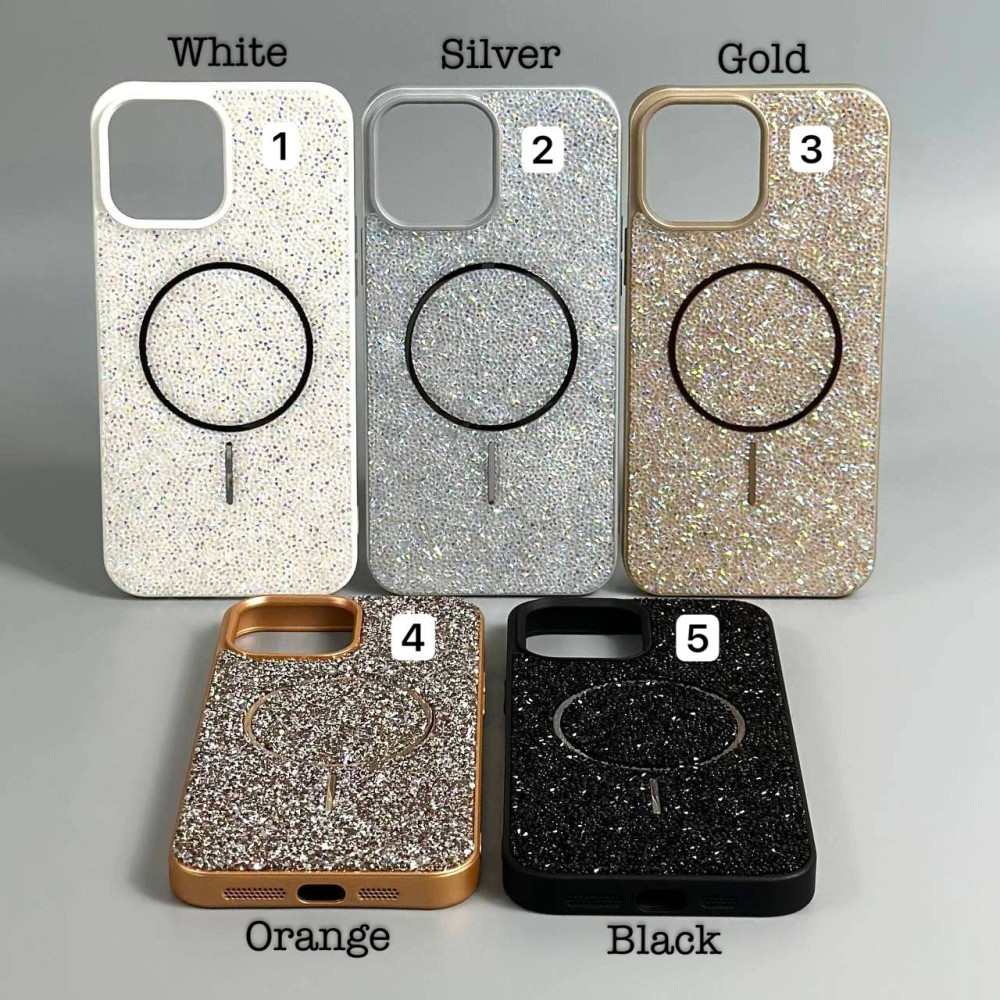 Накладка TPU Swarovski Thin Magnetic iP 17 Pro Max