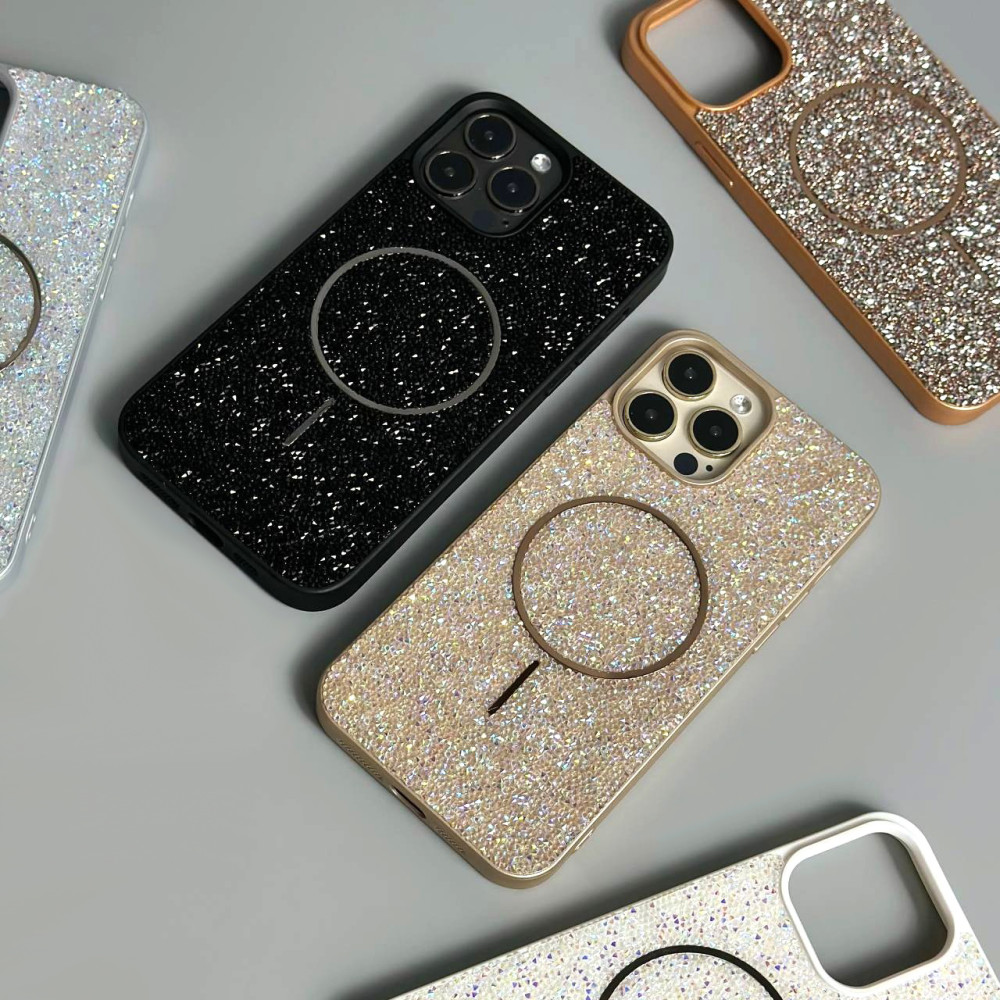 Накладка TPU Swarovski Thin Magnetic iP 17 Pro Max