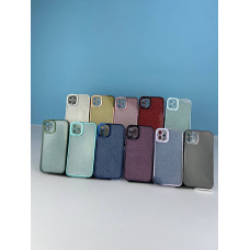 Накладка Transporent + Crystal Glitter Color iPhone Xr 6.1 "