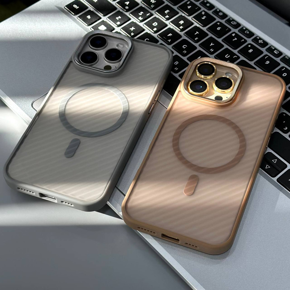 Накладка Wavy Pattern Matte Corrugated Camera Magnetic iPhone 11 Pro