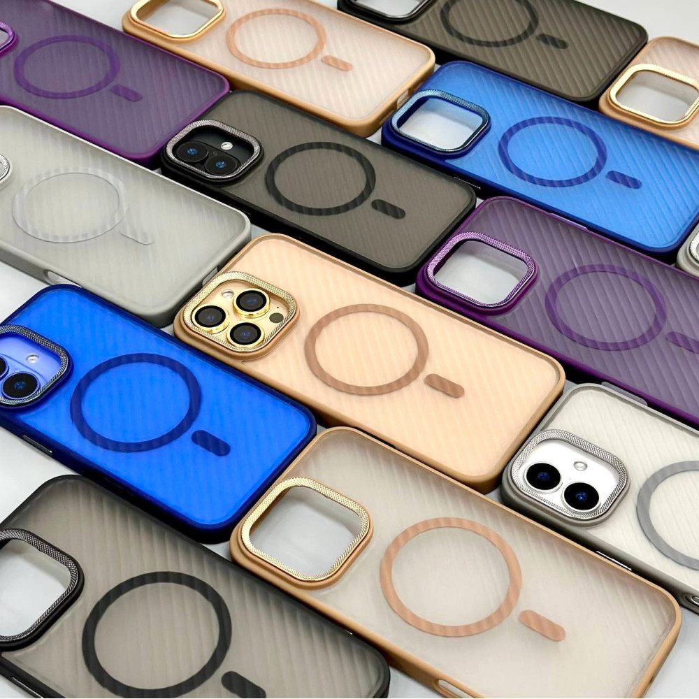 Накладка Wavy Pattern Matte Corrugated Camera Magnetic iPhone 11 Pro