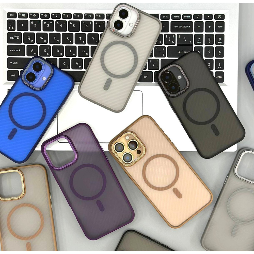 Накладка Wavy Pattern Matte Corrugated Camera Magnetic iPhone 11 Pro