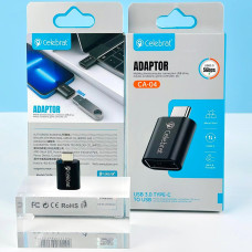 Перехідник OTG Celebrat CA-04 Adapter Type-C to USB Connector