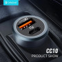 Автомобільний зарядний пристрій Celebrat CC-10 USB 3.0+Type-C PD 20W