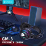 Навушники комп'ютерні Celebrat GM-3 3.5mm*3+USB з мікрофоном