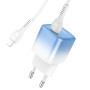 Мережевий зарядний пристрій Hoco C101A PD20W Type-C to Lightning