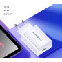 Мережевий зарядний пристрій Usams US-CC083 T22 Single USB Travel Charger QC3.0 18W