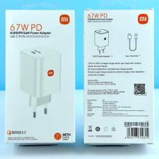 Мережевий зарядний пристрій Xiaomi GaN PD67W Type-C to Type-C 