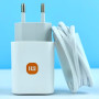 Мережевий зарядний пристрій Xiaomi GaN 67W 2in1 USB+USB-C + data cable Type-C to Type-C