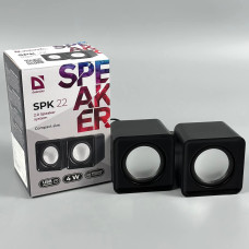 Колонка комп'ютерна DEFENDER №1 SPK-22 5W USB2.0 (5,5*7,2*6,2 см)