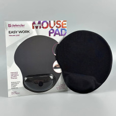 Килимок для мишки Defender EASYWORK BLACK (25*22.5см)