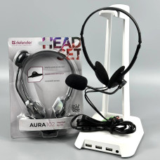 Навушники DEFENDER Aura 102 з мікрофоном