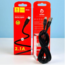 Data Cable Denmen D23L Lightning 2.1A 2m