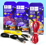 Data Cable Denmen D19L Silicone Lightning 1m