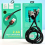 Data Cable Denmen D46L Lightning 2.4A 1m