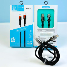 Data Cable Denmen D41L Type-C to Lightning 1m