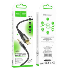 AUX Hoco UPA25 Transparent Discovery Edition 3.5mm to Lightning 1m