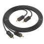 AUX Hoco UPA29 dual RCA double lotus audio cable 1.5m