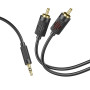 AUX Hoco UPA28 lotus 3.5mm to 2RCA 1.5m