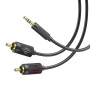 AUX Hoco UPA28 lotus 3.5mm to 2RCA 1.5m