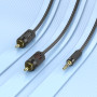 AUX Hoco UPA28 lotus 3.5mm to 2RCA 1.5m