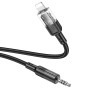 AUX Hoco UPA27 Spirit transparent Lightning to 3.5mm 1.2m