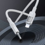 AUX Hoco UPA27 Spirit transparent Lightning to 3.5mm 1.2m