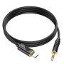 AUX Hoco UPA30 Friend Type-C to 3.5mm 1m