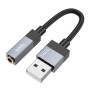 Перехідник Hoco UPA32D Clever USB male to 3.5mm female
