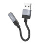 Перехідник Hoco UPA32D Clever USB male to 3.5mm female