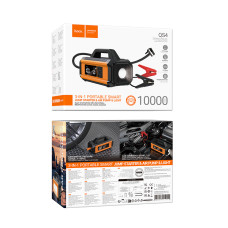 Автомобільний пускозарядний пристрій (компресор) Hoco QS4 10000mAh