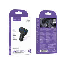 Автомобільний зарядний пристрій Hoco Z63B Barry PD30W+QC3.0