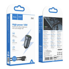 Автомобільний зарядний пристрій Hoco Z62 Energy QC3.0 Micro