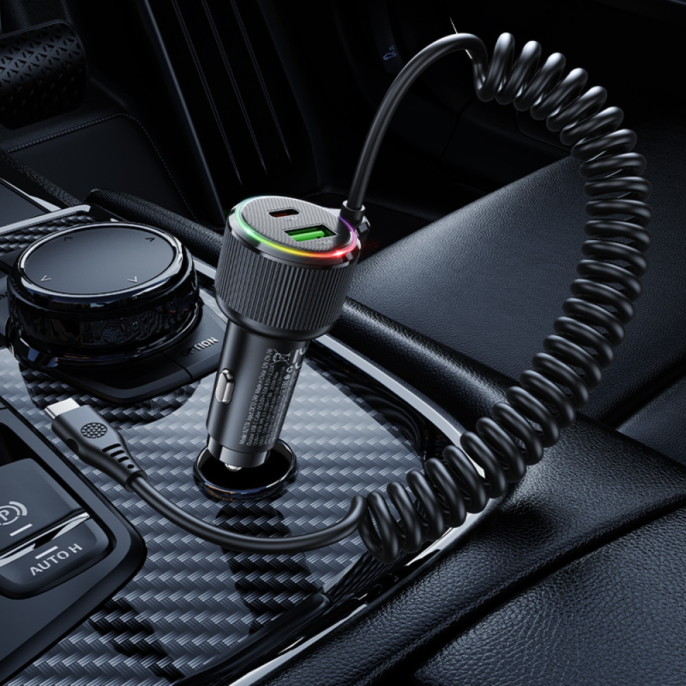 Автомобільний зарядний пристрій Hoco NZ17A Avant-garde PD30W+QC3.0 Type-C