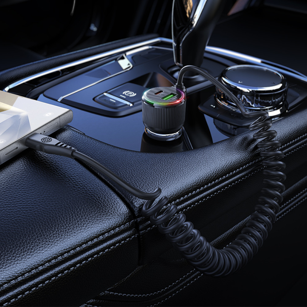 Автомобільний зарядний пристрій Hoco NZ17A Avant-garde PD30W+QC3.0 Type-C