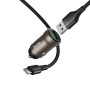 Автомобільний зарядний пристрій Hoco Z62 Energy QC3.0 Type-C