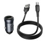 Автомобільний зарядний пристрій Hoco Z62 Energy QC3.0 Type-C