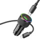 Автомобільний зарядний пристрій Hoco NZ14A Guerrero PD20W+QC3.0 (38W) Type-C to Lightning