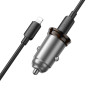 Автомобільний зарядний пристрій Hoco NZ16A Rigorous PD25W+QC3.0 Type-C to Lightning