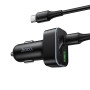 Автомобільний зарядний пристрій Hoco Z63B Barry PD30W+QC3.0 Type-C to Type-C