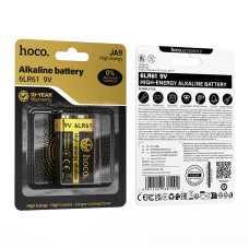 Батарейка Hoco JA9 Alkaline 6LR61 9V 500mAh