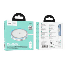 Бездротовий зарядний пристрій Hoco CW53 Quick magnetic 15W (Magsafe Wireless output: 7.5W)