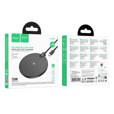 Бездротовий зарядний пристрій Hoco CW62 Peak 15W