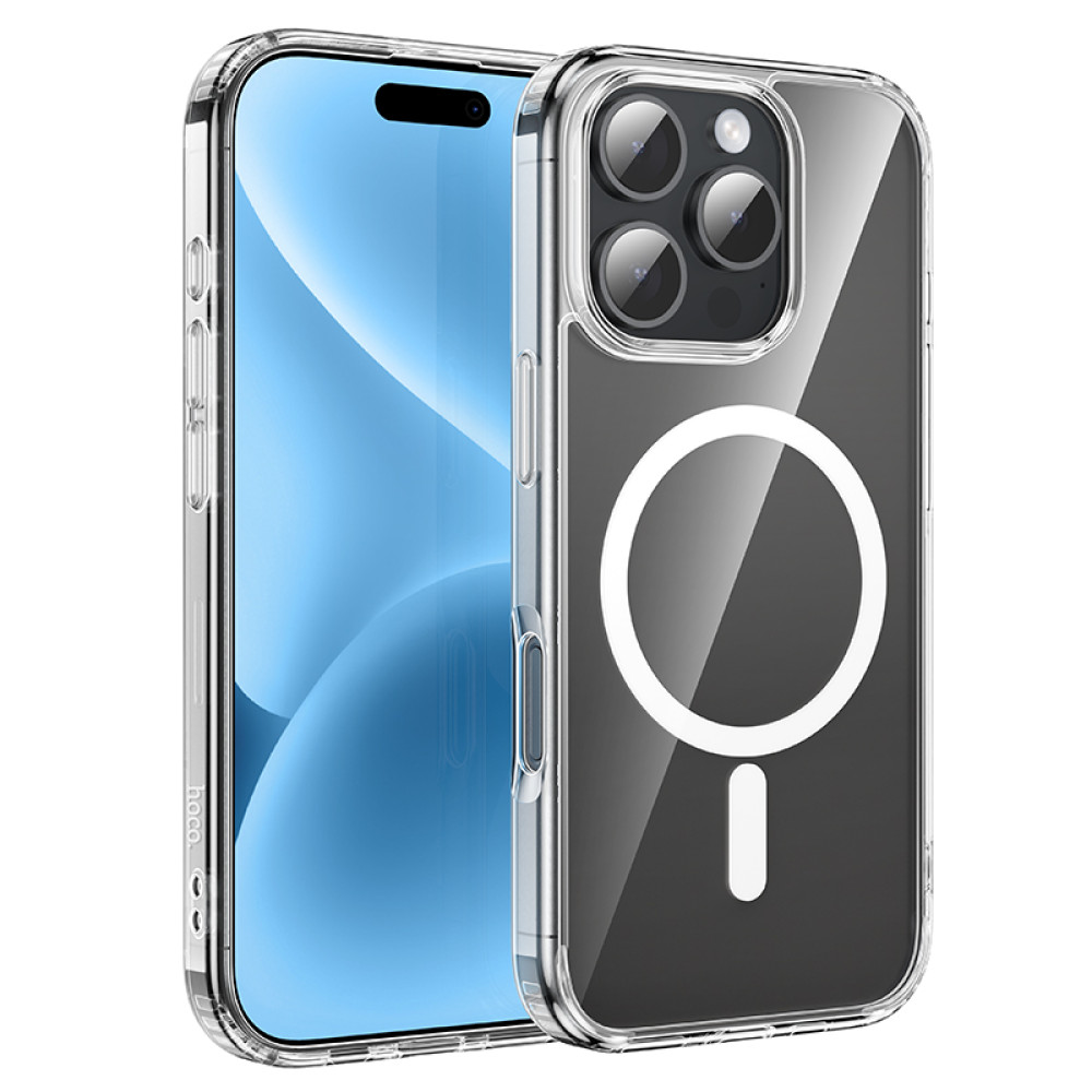 Накладка Hoco Magnetic series airbag anti-fall protective shell Box iPhone 16