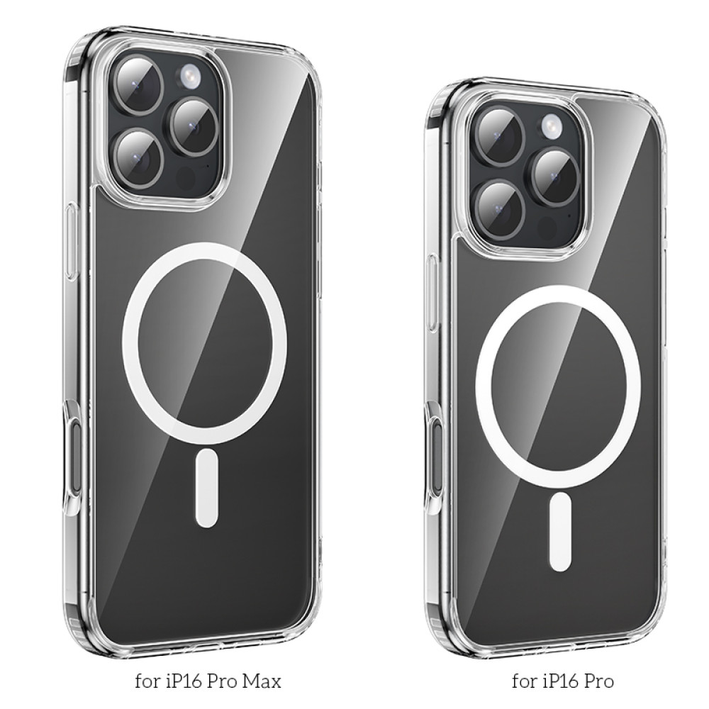 Накладка Hoco Magnetic series airbag anti-fall protective shell Box iPhone 16