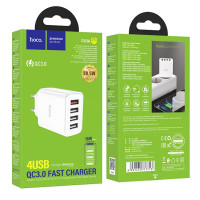 Мережевий зарядний пристрій Hoco C102A Furza QC3.0 (28.5W)