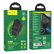 Мережевий зарядний пристрій Hoco N28 Founder PD20W+QC3.0