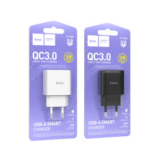 Мережевий зарядний пристрій Hoco C140A Smart QC3.0